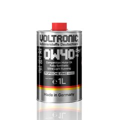Nhớt Ô Tô Voltronic 0W40 RS Porsche A40 1L - Ảnh nhỏ 1