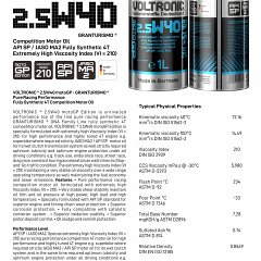 Nhớt Cao Cấp Voltronic 2.5W40 MotoGP Edition 1L - Ảnh nhỏ 5