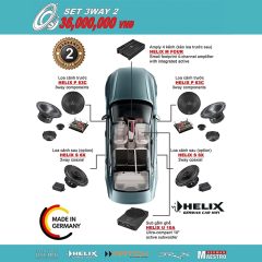 CẤU HÌNH SET ÂM THANH 3WAY 2 HELIX MADE IN GERMANY - Ảnh nhỏ 1