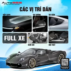 AX FILM CLEAR PPF CARBON FIBER - Ảnh nhỏ 5