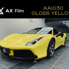 AX WRAP FILM GLOSS YELLOW – MÀU VÀNG BÓNG FERRARI 448 GTB - Ảnh nhỏ 1
