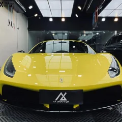 AX WRAP FILM GLOSS YELLOW – MÀU VÀNG BÓNG FERRARI 448 GTB - Ảnh nhỏ 2