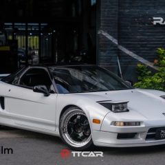 AX WRAP FILM Acura NSX - TRẮNG ÁNH KIM - Ảnh nhỏ 1