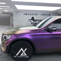 AX WRAP FILM DIAMOND DARK PURPLE - MÀU TÍM ĐẬM ÁNH KIM CƯƠNG - Ảnh nhỏ 3