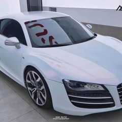 AX WRAP FILM DIAMOND WHITE PINK - MÀU TRẮNG KIM CƯƠNG ÁNH HỒNG - Ảnh nhỏ 1