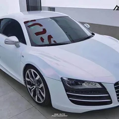 AX WRAP FILM DIAMOND WHITE PINK - MÀU TRẮNG KIM CƯƠNG ÁNH HỒNG - Ảnh nhỏ 1
