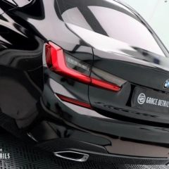 AX WRAP FILM GLOSS BLACK - ĐEN BÓNG BMW 325 - Ảnh nhỏ 5