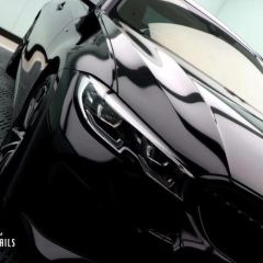 AX WRAP FILM GLOSS BLACK - ĐEN BÓNG BMW 325 - Ảnh nhỏ 4