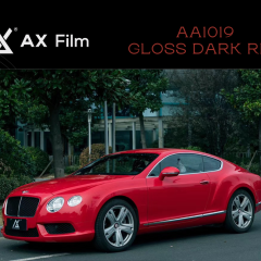 AX WRAP FILM GLOSS DARK RED - MÀU ĐỎ BÓNG BENTLEY - Ảnh nhỏ 1