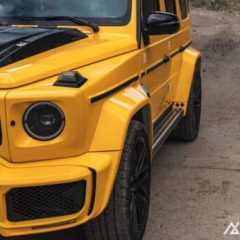 AX WRAP FILM GLOSS DEEP YELLOW – MÀU VÀNG ĐẬM BÓNG MERCEDES BENZ G63 - Ảnh nhỏ 5