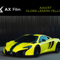 AX WRAP FILM GLOSS LEMON YELLOW – VÀNG CHANH BÓNG MCLAREN - Ảnh nhỏ 1