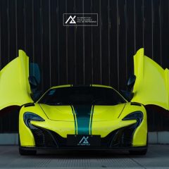 AX WRAP FILM GLOSS LEMON YELLOW – VÀNG CHANH BÓNG MCLAREN - Ảnh nhỏ 2