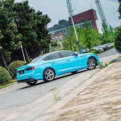 AX WRAP FILM GLOSS LIGHT SKY BLUE –XANH BẦU TRỜI BÓNG NHẸ AUDI - Ảnh nhỏ 3