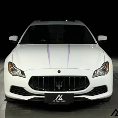 AX WRAP FILM GLOSS PIANO WHITE - TRẮNG PIANO BÓNG MASERATI QUATTROPORTE - Ảnh nhỏ 2