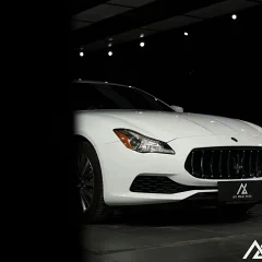 AX WRAP FILM GLOSS PIANO WHITE - TRẮNG PIANO BÓNG MASERATI QUATTROPORTE - Ảnh nhỏ 3