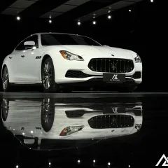 AX WRAP FILM GLOSS PIANO WHITE - TRẮNG PIANO BÓNG MASERATI QUATTROPORTE - Ảnh nhỏ 4