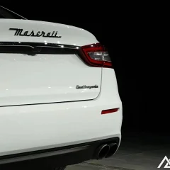 AX WRAP FILM GLOSS PIANO WHITE - TRẮNG PIANO BÓNG MASERATI QUATTROPORTE - Ảnh nhỏ 5