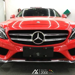 AX WRAP FILM GLOSS RED - ĐỎ BÓNG - MERCEDES BENZ C - Ảnh nhỏ 2