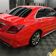 AX WRAP FILM GLOSS RED - ĐỎ BÓNG - MERCEDES BENZ C - Ảnh nhỏ 3