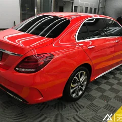 AX WRAP FILM GLOSS RED - ĐỎ BÓNG - MERCEDES BENZ C - Ảnh nhỏ 3