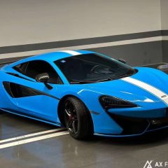 AX WRAP FILM GLOSS SKY BLUE – XANH BẦU TRỜI BÓNG MCLAREN 570S - Ảnh nhỏ 2