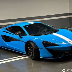 AX WRAP FILM GLOSS SKY BLUE – XANH BẦU TRỜI BÓNG MCLAREN 570S - Ảnh nhỏ 2