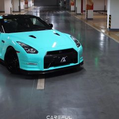 AX WRAP FILM GLOSS TIFFANY BLUE – XANH TIFFANY BÓNG NISSAN GTR - Ảnh nhỏ 2