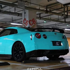 AX WRAP FILM GLOSS TIFFANY BLUE – XANH TIFFANY BÓNG NISSAN GTR - Ảnh nhỏ 4