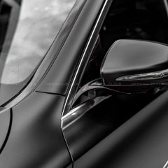 AX WRAP FILM MATTE BLACK – ĐEN MỜ MERCEDES BENZ E300 - Ảnh nhỏ 3