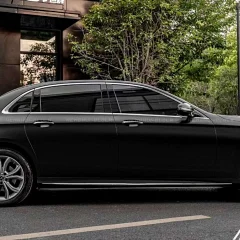 AX WRAP FILM MATTE BLACK – ĐEN MỜ MERCEDES BENZ E300 - Ảnh nhỏ 5