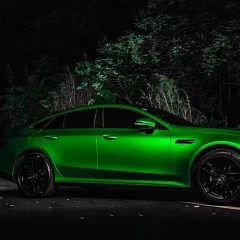 AX WRAP FILM MATTE CHROME METALLIC GREEN - MÀU XANH KIM LOẠI MÀ CROM MỜ - Ảnh nhỏ 1