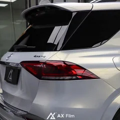 AX WRAP FILM PEARL WHITE IRIDESCENT GOLD - TRẮNG NGỌC TRAI ÁNH VÀNG MERCEDES - Ảnh nhỏ 4
