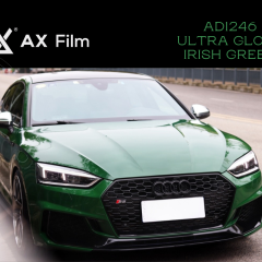 AX PPF/WRAP FILM ULTRA GLOSS IRISH GREEN – XANH AILEN SIÊU BÓNG AUDI S5 - Ảnh nhỏ 1