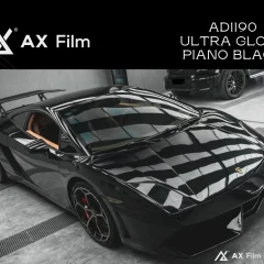 AX PPF/WRAP FILM ULTRA GLOSS PIANO BLACK – ĐEN PIANO SIÊU BÓNG LAMBORGHINI - Ảnh nhỏ 1