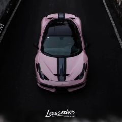 AX PPF/WRAP FILM ULTRA GLOSS SAKURA PINK – HỒNG SAKURA SIÊU BÓNG FERRARI 458 SPECIALE - Ảnh nhỏ 2