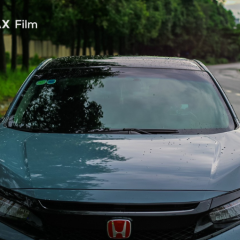 AX WRAP FILM GLOSS LIGHT CEMENT GRAY – XI MĂNG SÁNG BÓNG - HONDA CIVIC - Ảnh nhỏ 2