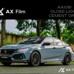 AX WRAP FILM GLOSS LIGHT CEMENT GRAY – XI MĂNG SÁNG BÓNG - HONDA CIVIC - Ảnh nhỏ 1