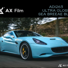 AX WRAP FILM ULTRA GLOSS SEA BREEZE BLUE - XANH GIÓ BIỂN - Ảnh nhỏ 1