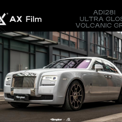 AX WRAP FILM ULTRA GLOSS VOLCANIC GRAY - MÀU TRO NÚI LỬA SIÊU BÓNG - Ảnh nhỏ 1