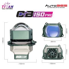 BI LED TITAN MOTO CB150 PRO SQUARE - Ảnh nhỏ 6
