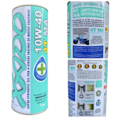 Nhớt Xado Atomic Oil 10w40 4T - Ảnh nhỏ 3