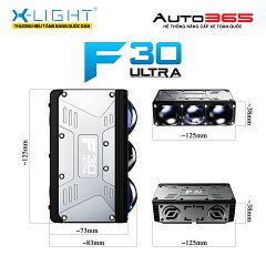 Đèn gầm dạng rời X-Light F30 Ultra - Ảnh nhỏ 5