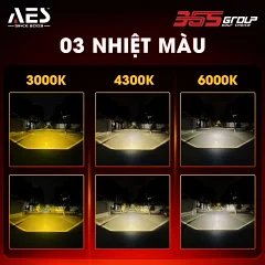 Bi LED AES Turbo BM - Ảnh nhỏ 8