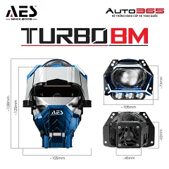 Bi LED AES Turbo BM - Ảnh nhỏ 7