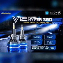 Bóng LED X-Light V12 Hyper 360 - Ảnh nhỏ 1