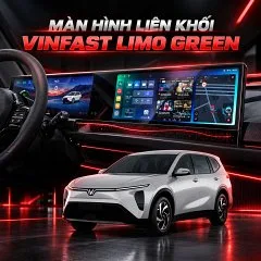 Màn hình liền khối GBA cho VinFast Limo Green / MPV7 - Ảnh nhỏ 1