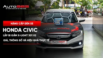 Honda Civic lắp Bi gầm X-Light 301 V2: Giá, thông số và hiệu quả thực tế