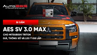 Bi gầm AES SV 3.0 Max cho Mitsubishi Triton: giá, thông số và lưu ý khi lắp