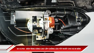 X5 Ultra - Đèn tăng sáng cao cấp chống lóa tốt cho xe đi đêm