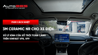 3M Ceramic NR cho xe điện: Xử lý kính cửa sổ trời toàn cảnh trên VF 8, VF 9